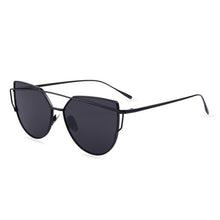 Load image into Gallery viewer, MERRY'S Hot Sale Mirror Flat Lense Cat Eye Sunglasses