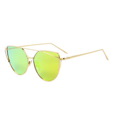 Load image into Gallery viewer, MERRY'S Hot Sale Mirror Flat Lense Cat Eye Sunglasses