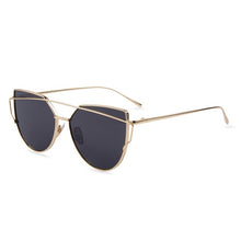 Load image into Gallery viewer, MERRY'S Hot Sale Mirror Flat Lense Cat Eye Sunglasses