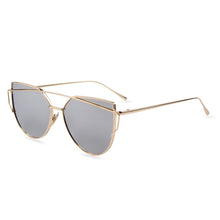 Load image into Gallery viewer, MERRY'S Hot Sale Mirror Flat Lense Cat Eye Sunglasses