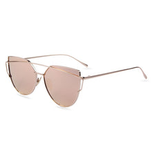 Load image into Gallery viewer, MERRY'S Hot Sale Mirror Flat Lense Cat Eye Sunglasses