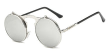 Load image into Gallery viewer, Peekaboo vintage round steampunk sunglasses