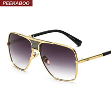 Load image into Gallery viewer, Peekaboo Brand new 2016 steampunk square sunglasses
