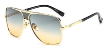 Load image into Gallery viewer, Peekaboo Brand new 2016 steampunk square sunglasses