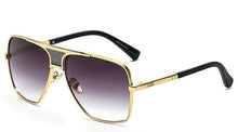 Load image into Gallery viewer, Peekaboo Brand new 2016 steampunk square sunglasses