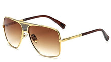 Load image into Gallery viewer, Peekaboo Brand new 2016 steampunk square sunglasses