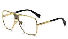 Load image into Gallery viewer, Peekaboo Brand new 2016 steampunk square sunglasses