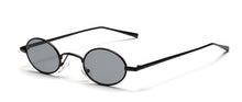Load image into Gallery viewer, Peekaboo black small oval sunglasses