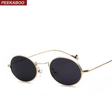 Load image into Gallery viewer, Peekaboo small oval sunglasses