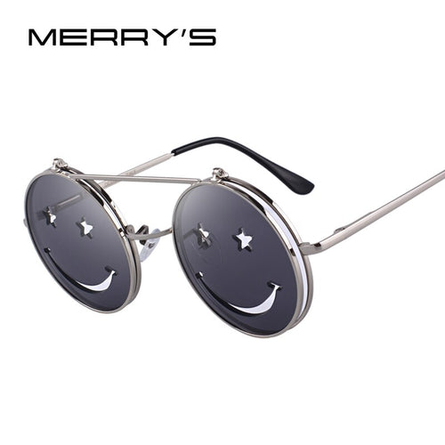 MERRY'S DESIGN Round Flip Up Sunglasses