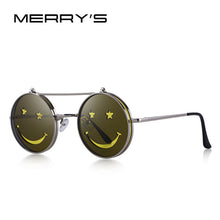 Load image into Gallery viewer, MERRY&#39;S DESIGN Round Flip Up Sunglasses