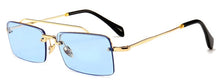 Load image into Gallery viewer, Peekaboo retro rectangle sunglasses