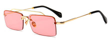 Load image into Gallery viewer, Peekaboo retro rectangle sunglasses