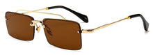 Load image into Gallery viewer, Peekaboo retro rectangle sunglasses