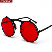 Load image into Gallery viewer, Peekaboo unisex retro steampunk sunglasses