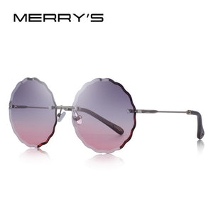MERRY'S DESIGN Rimless Round Sunglasses