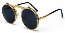 Load image into Gallery viewer, Peekaboo unisex retro steampunk sunglasses