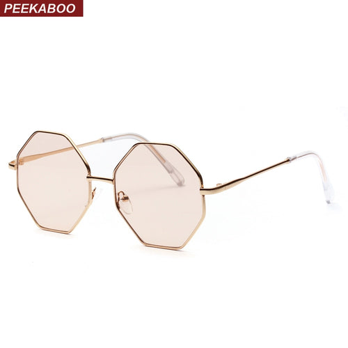Peekaboo big vintage polygon sunglasses
