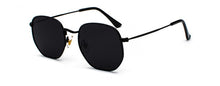 Load image into Gallery viewer, Peekaboo gold square sunglasses