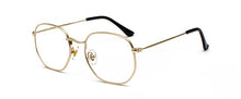 Load image into Gallery viewer, Peekaboo gold square sunglasses