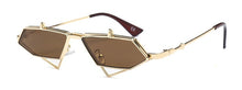 Load image into Gallery viewer, Peekaboo gold steampunk flip up sunglasses