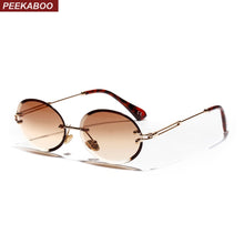 Load image into Gallery viewer, Peekaboo retro oval sunglasses