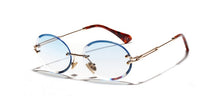 Load image into Gallery viewer, Peekaboo retro oval sunglasses