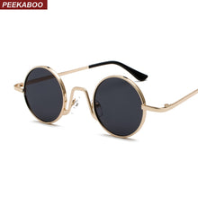 Load image into Gallery viewer, Peekaboo retro small round sunglasses
