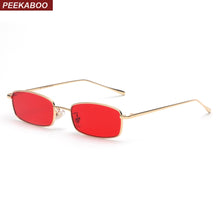 Load image into Gallery viewer, Peekaboo small rectangle sunglasses