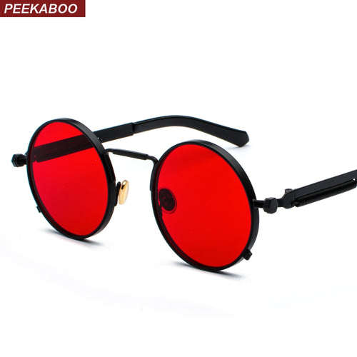 Peekaboo clear red sunglasses
