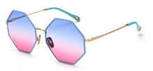 Load image into Gallery viewer, Peekaboo big octagon sunglasses