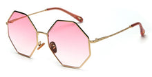 Load image into Gallery viewer, Peekaboo big octagon sunglasses